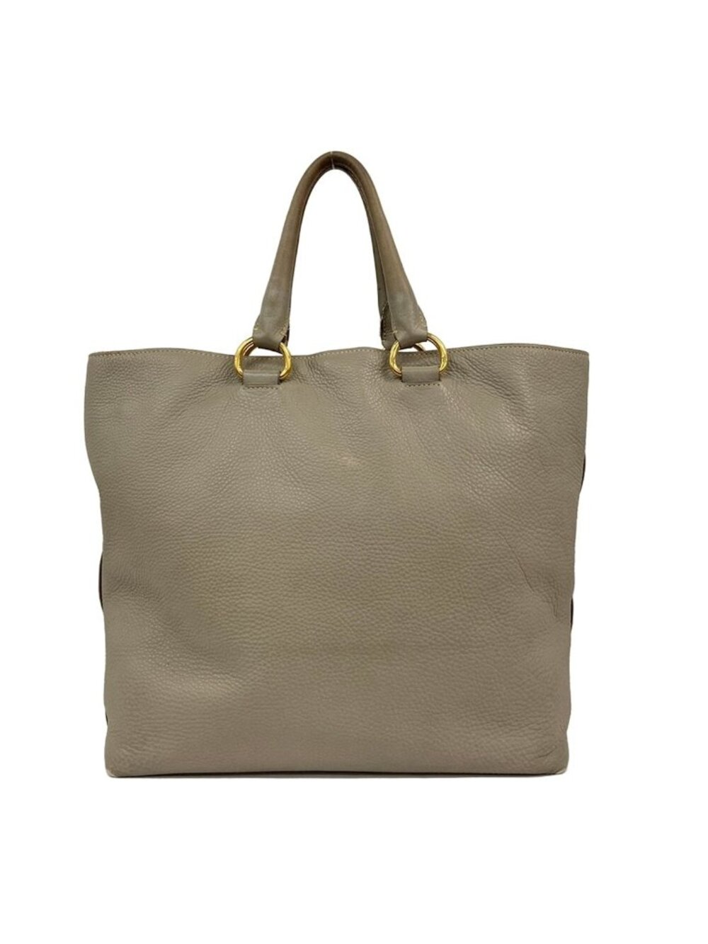 Prada Tote Beige Leather Tag - Picture 3 of 15